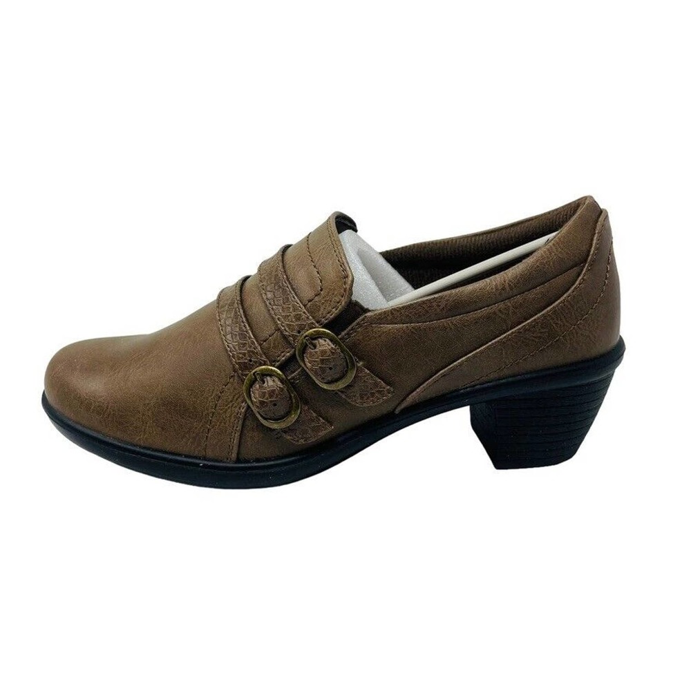 New Easy Street Womans Sz 8.5M Stroll Ankle Boots Shoe Brown Vegan Leather NIB